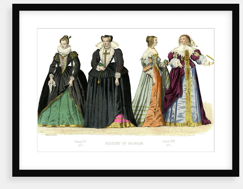 French costume: Henry IV, Louis XIII by Anonymous