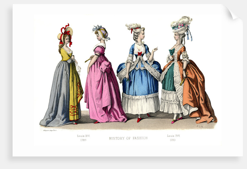 French costume: Louis XVI by Anonymous