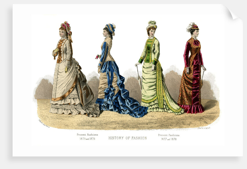 French costume: 'Present Fashions' by Anonymous