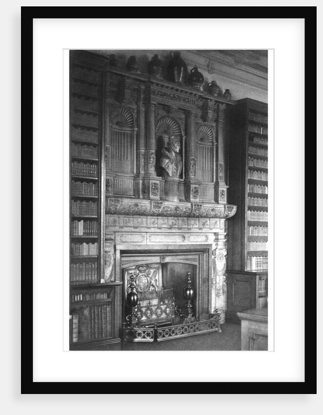 Chimney piece of the Library at Windsor Castle by Anonymous