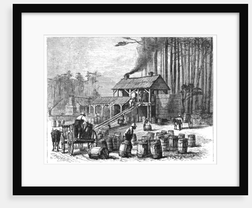 Turpentine Distillery, North Carolina by Edwin Austin Abbey