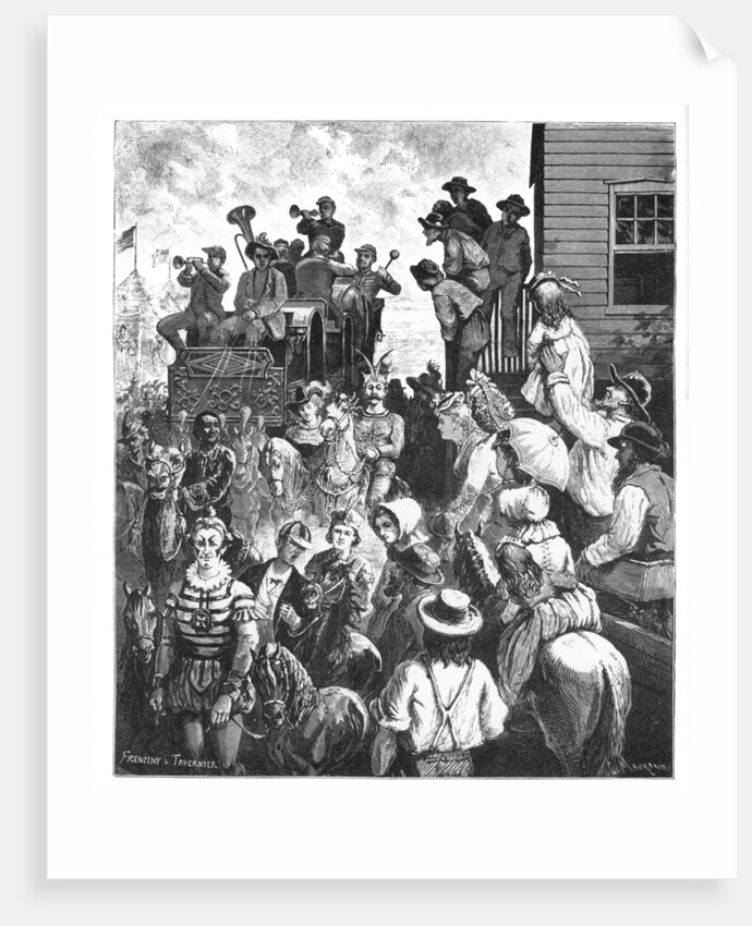 The Travelling Circus by Frenzeny and Tavernier