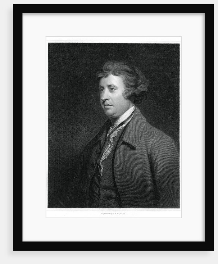 Edmund Burke, Anglo-Irish statesman, author, orator, political theorist, and philosopher by CE Wagstaff