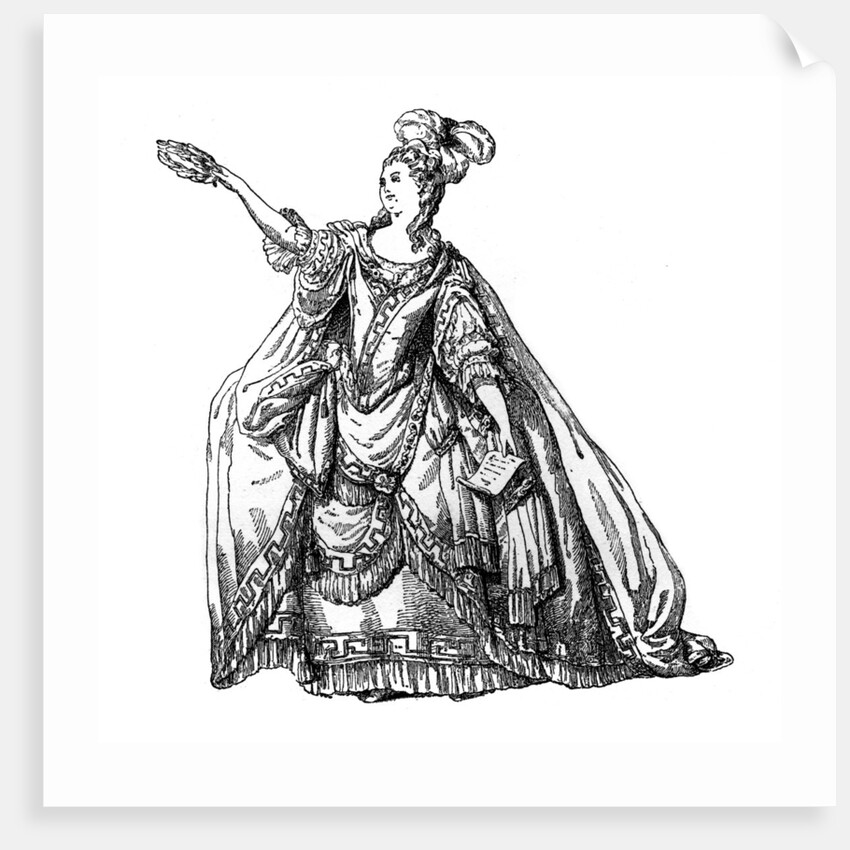 Costume From The French Theatre by Moreau