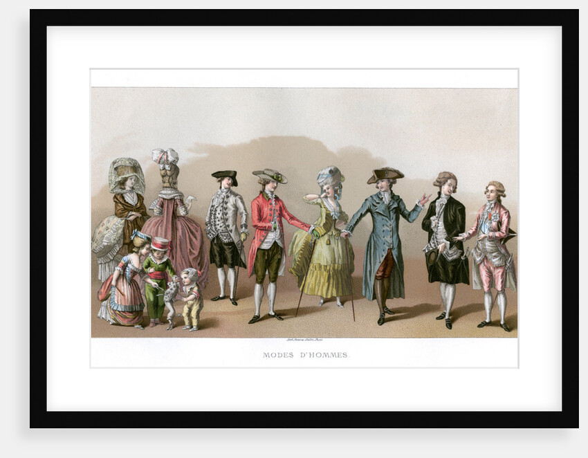 Costume During The Time Of Louis XVI by Durin