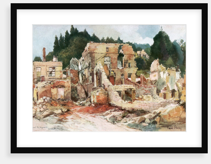 Clermont-en-Argonne by Francois Flameng