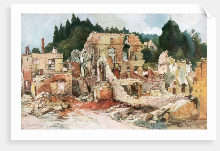 Clermont-en-Argonne by Francois Flameng