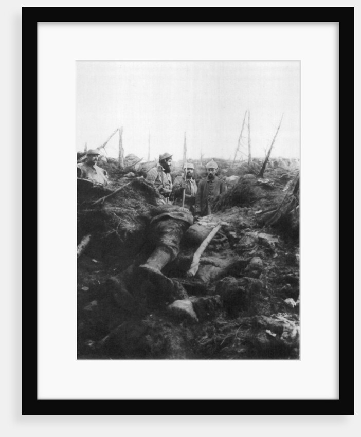 The landscape of Les Eparges, near Verdun, France by Anonymous