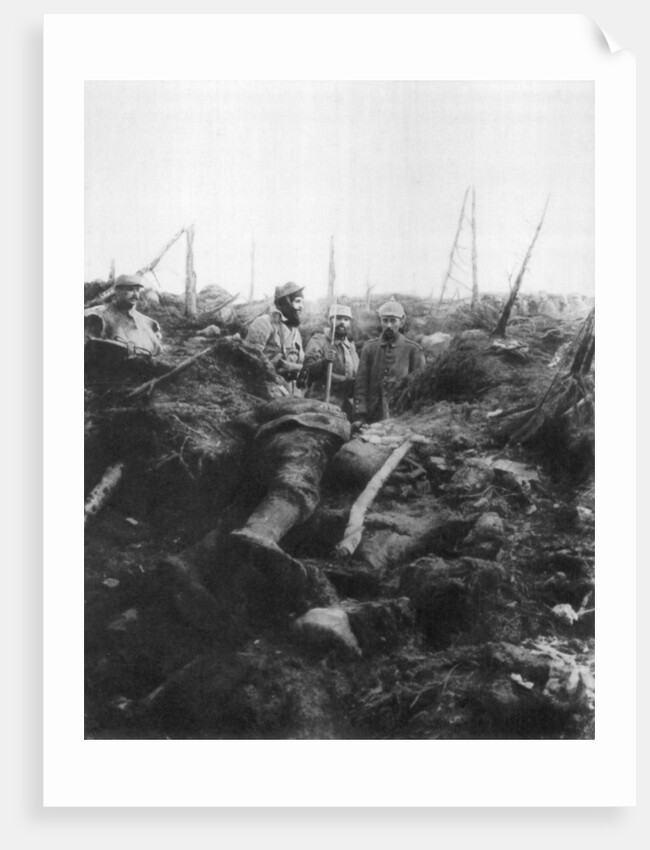 The landscape of Les Eparges, near Verdun, France by Anonymous