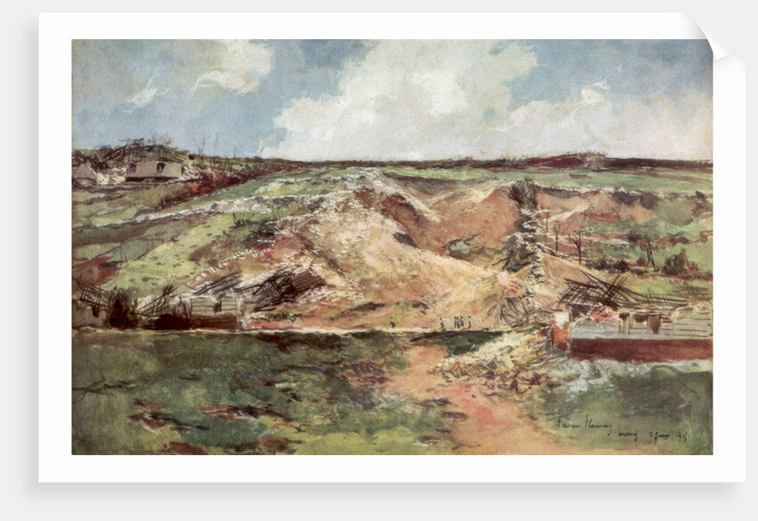 The Funnel of Carency by Francois Flameng