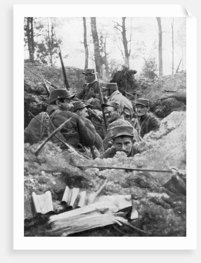 French troops in the trench system of Calonne, France, July 1915 by Anonymous
