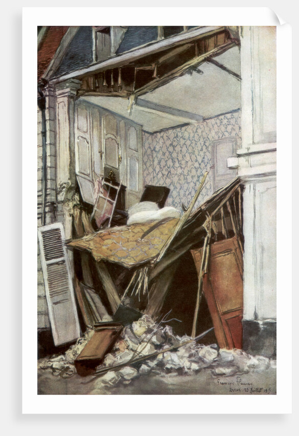 The Front of a House by Francois Flameng