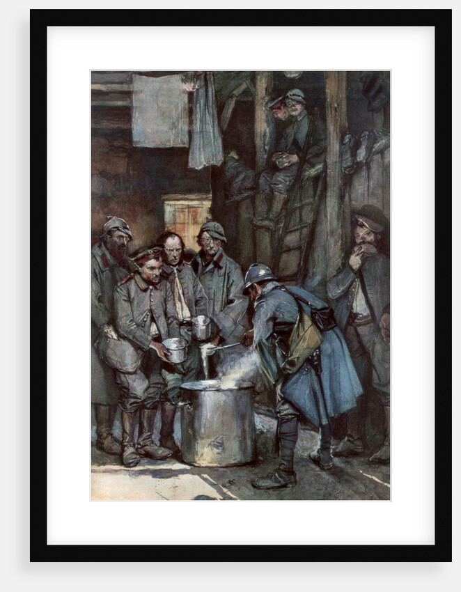 'German prisoners in Souville', Verdun, France by Anonymous