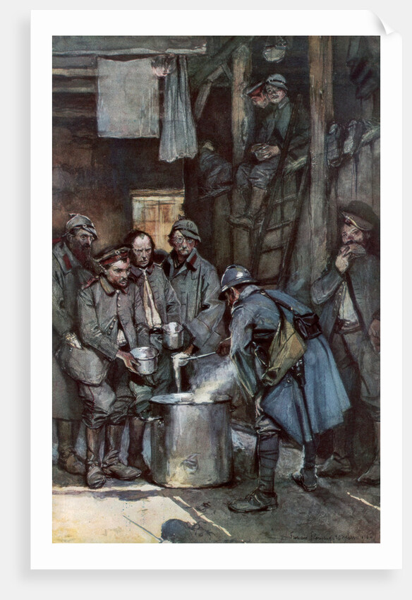 'German prisoners in Souville', Verdun, France by Anonymous