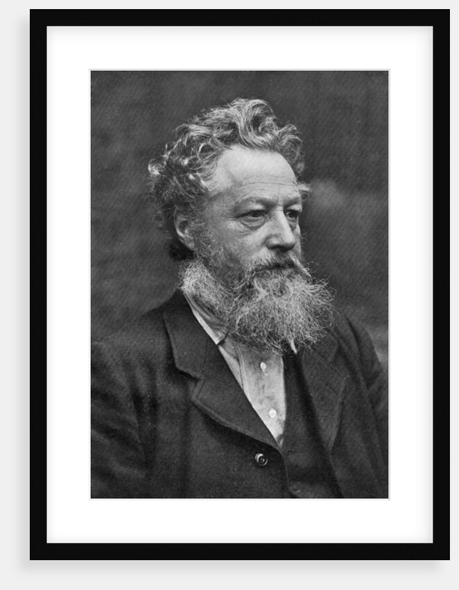William Morris, English artist, writer, socialist activist and pioneer of eco-socialism by Emery Walker Ltd