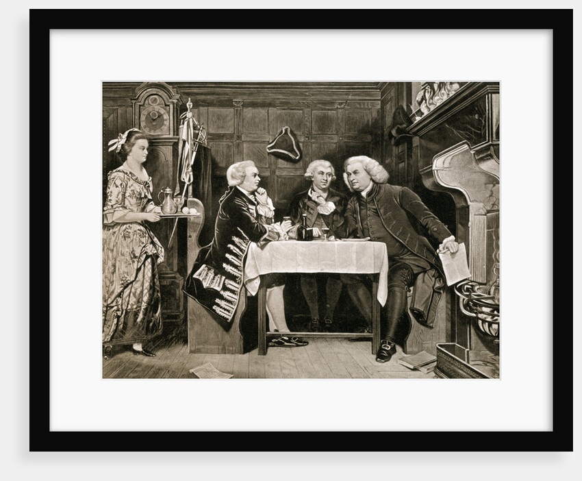 Dr Johnson, Goldsmith and Boswell by Eyre Crowe