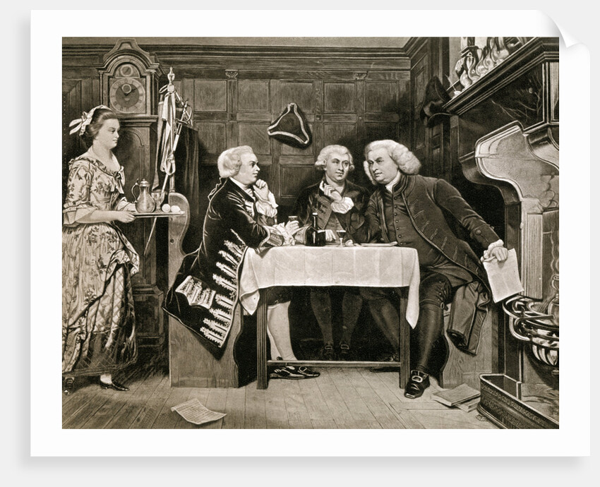 Dr Johnson, Goldsmith and Boswell by Eyre Crowe