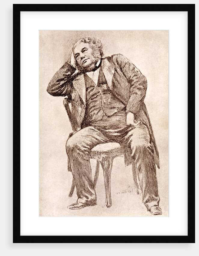 Mark Lemon, 19th century editor of Punch magazine by William Henry Margetson
