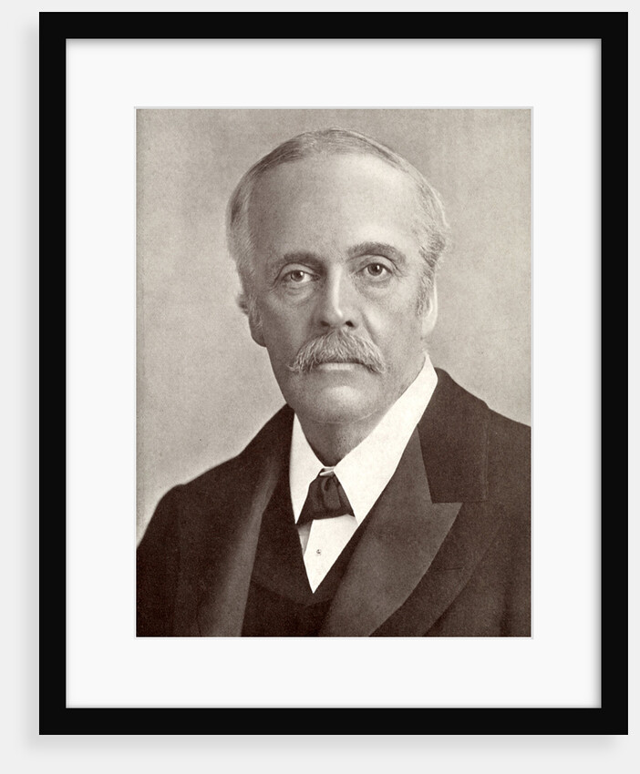 Arthur James Balfour, 1st Earl of Balfour, British statesman and Prime Minister by J Russell & Sons
