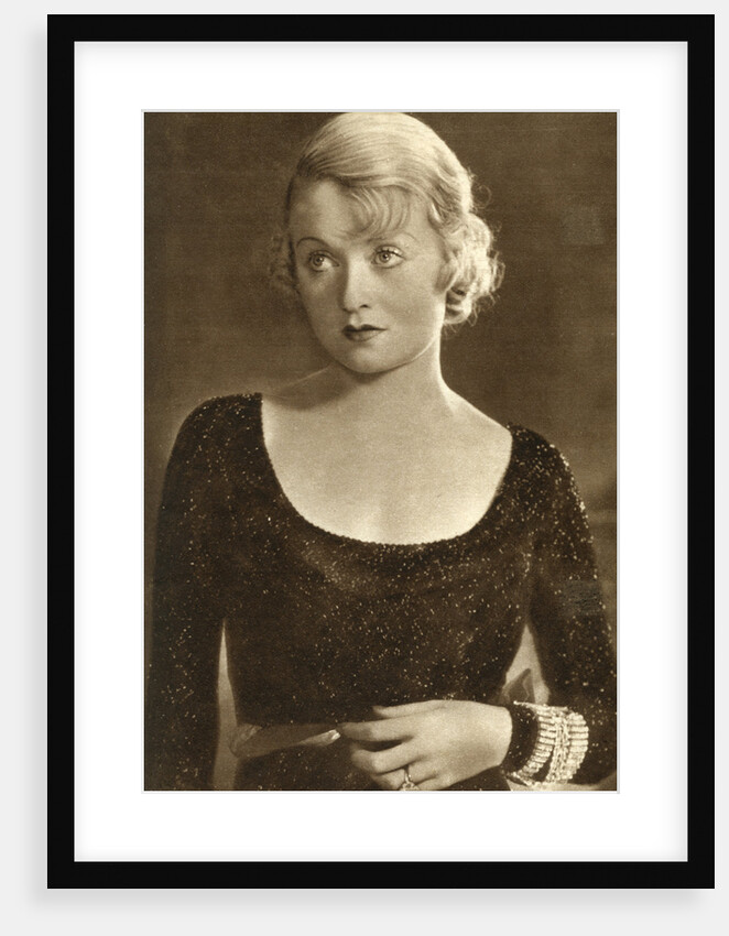 Constance Bennett, American actress by Anonymous
