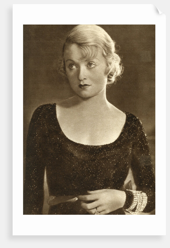 Constance Bennett, American actress by Anonymous