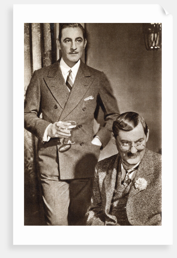 John Barrymore and Lionel Barrymore, American actors by Anonymous