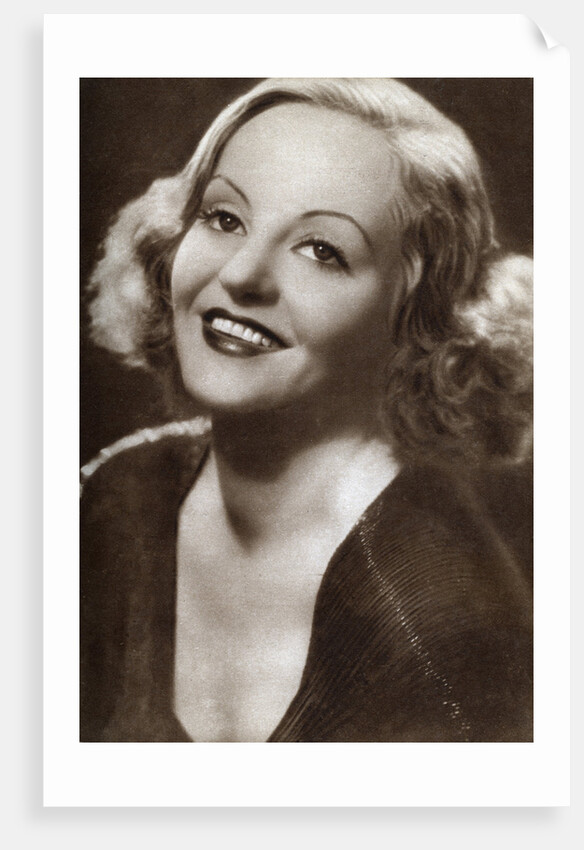 Tallulah Bankhead, American actress, talk-show host and bonne vivante by Anonymous