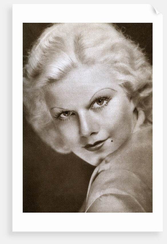 Jean Harlow, American film actress by Anonymous
