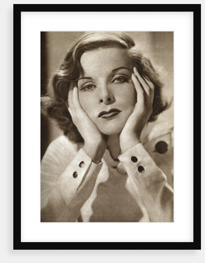 Katharine Hepburn, American actress by Anonymous