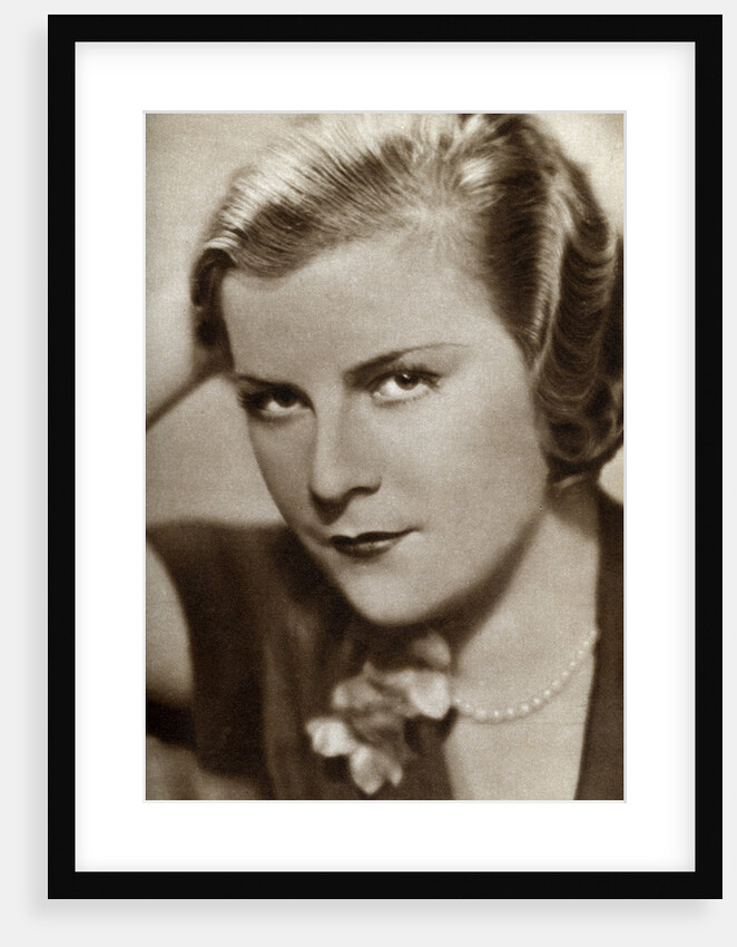 Renate Müller, German actress by Anonymous