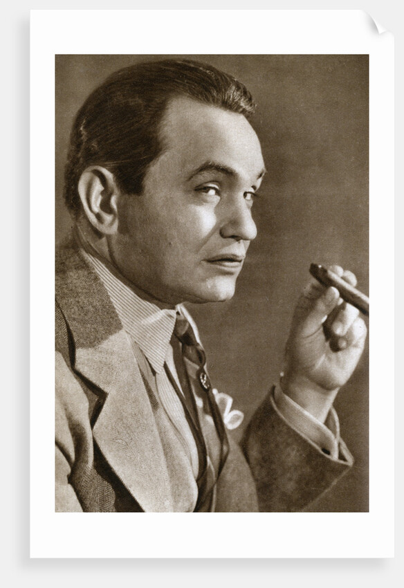Edward Goldenberg Robinson, American stage and film actor, of Romanian origin by Anonymous