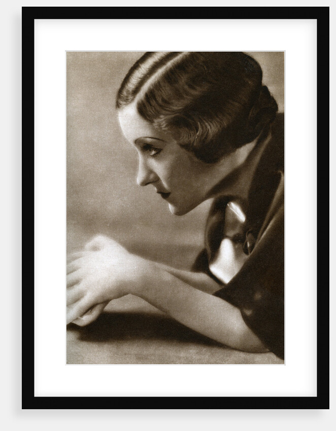 Gloria Swanson, American actress by Anonymous