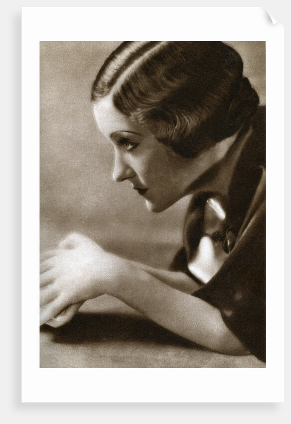 Gloria Swanson, American actress by Anonymous