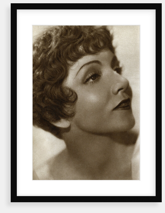 Claudette Colbert, French-American actress by Anonymous