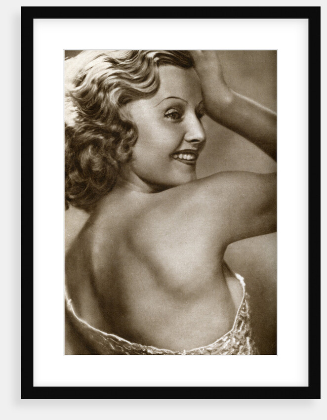 Lilian Harvey, English actress by Anonymous