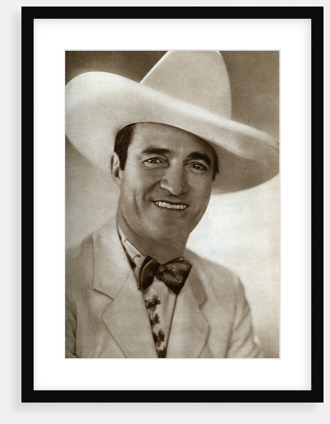 Tom Mix, American film actor by Anonymous