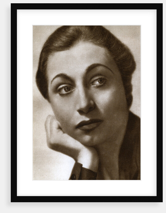 Aline MacMahon, American actress by Anonymous