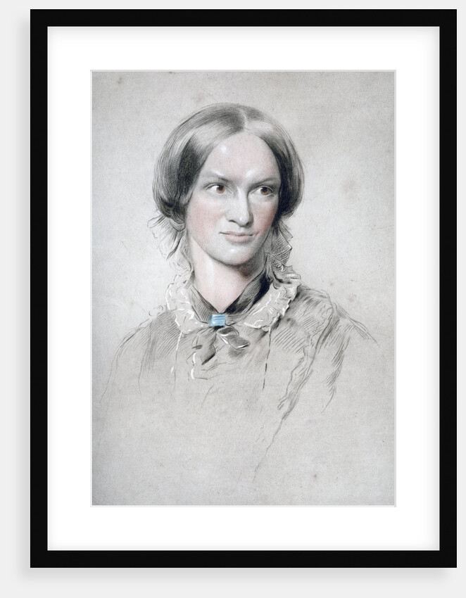 Charlotte Bronte, English novelist by George Richmond