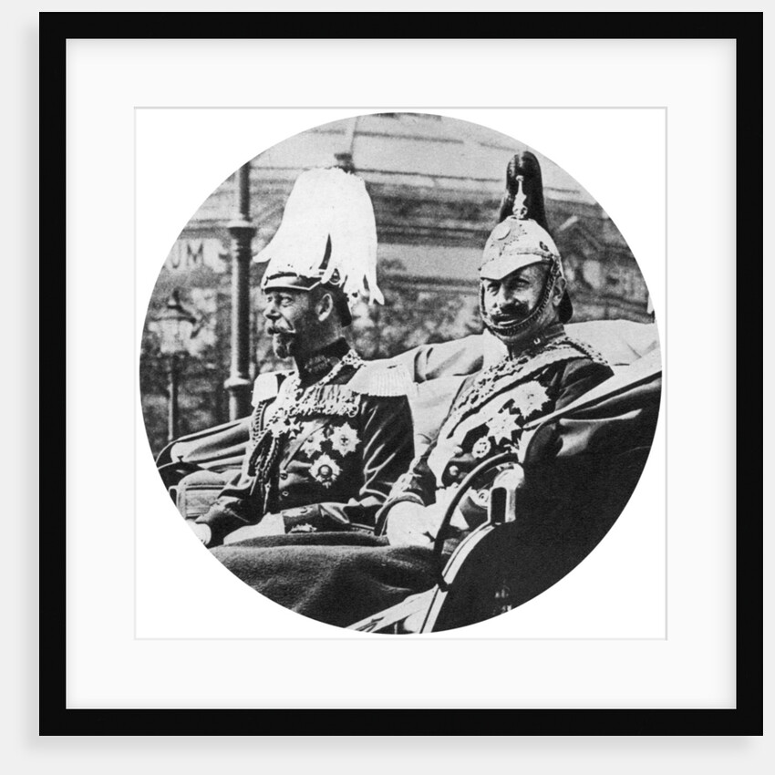 King George V of Great Britain and the German Kaiser, Berlin by Anonymous