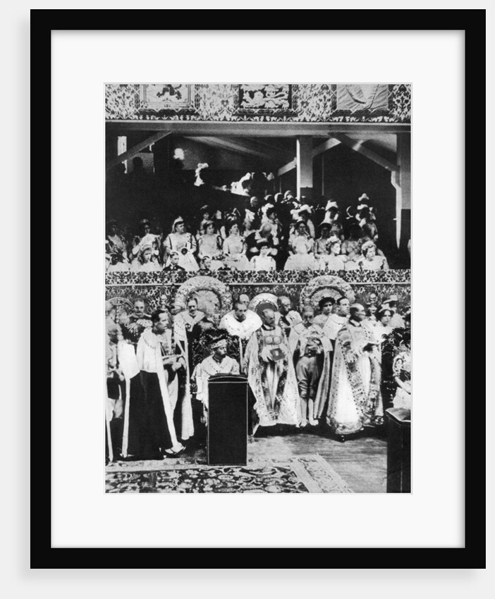The coronation of King George V, Westminster Abbey by Anonymous