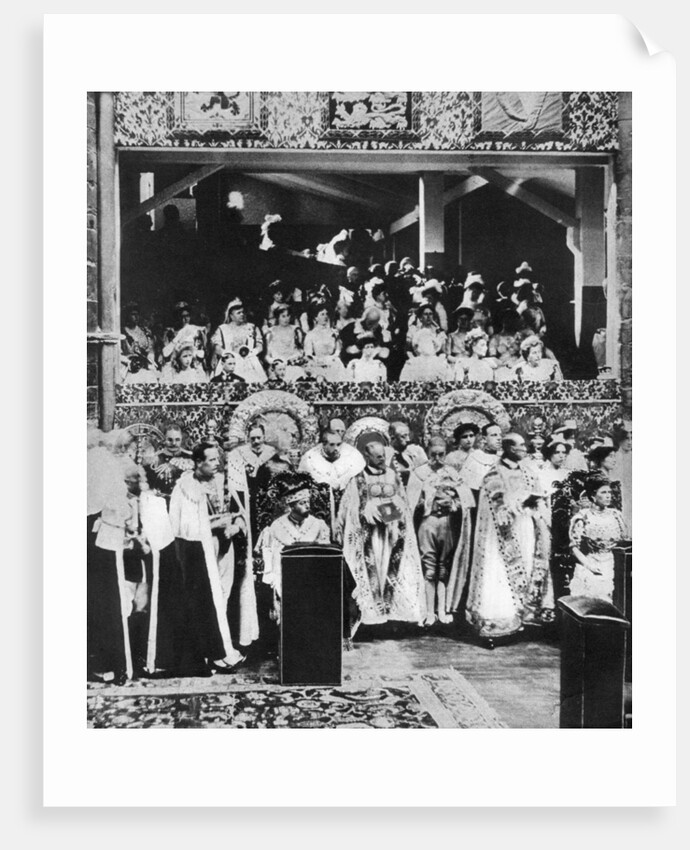 The coronation of King George V, Westminster Abbey by Anonymous