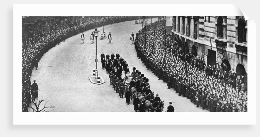 King George V's funeral procession, London, January 1936 by Anonymous