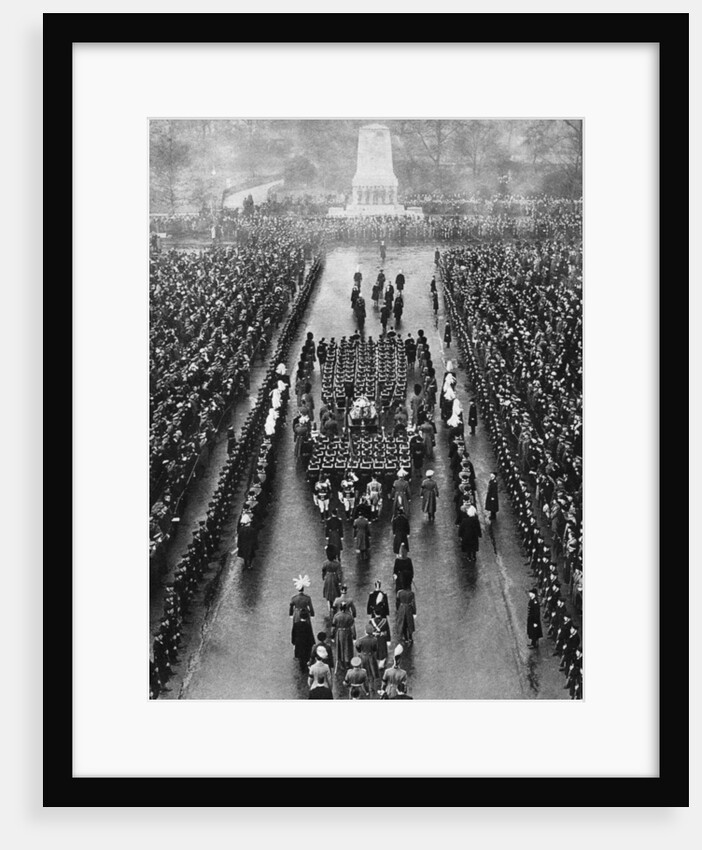 George V's funeral cortege on the Horse Guards' Parade, London by Anonymous
