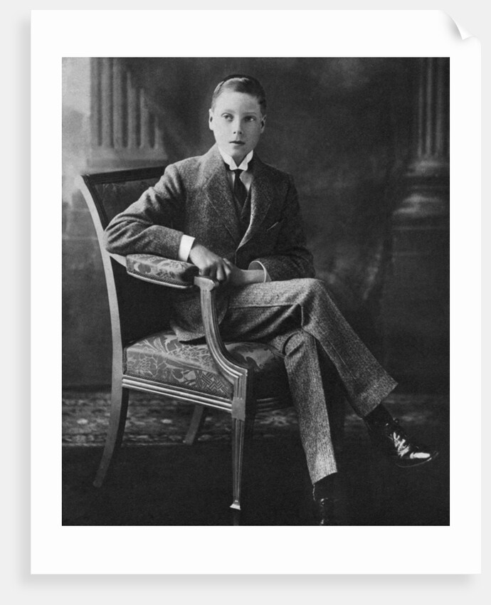The future King Edward VIII at the age of sixteen by Anonymous