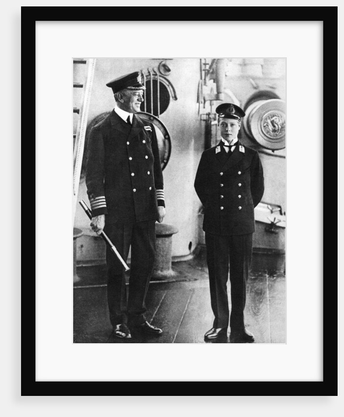 The future King Edward VIII as a midshipman in HMS Hindustan by Anonymous