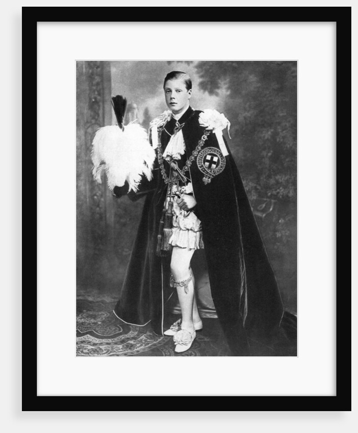 Edward, Prince of Wales as a Knight of the Garter by Anonymous