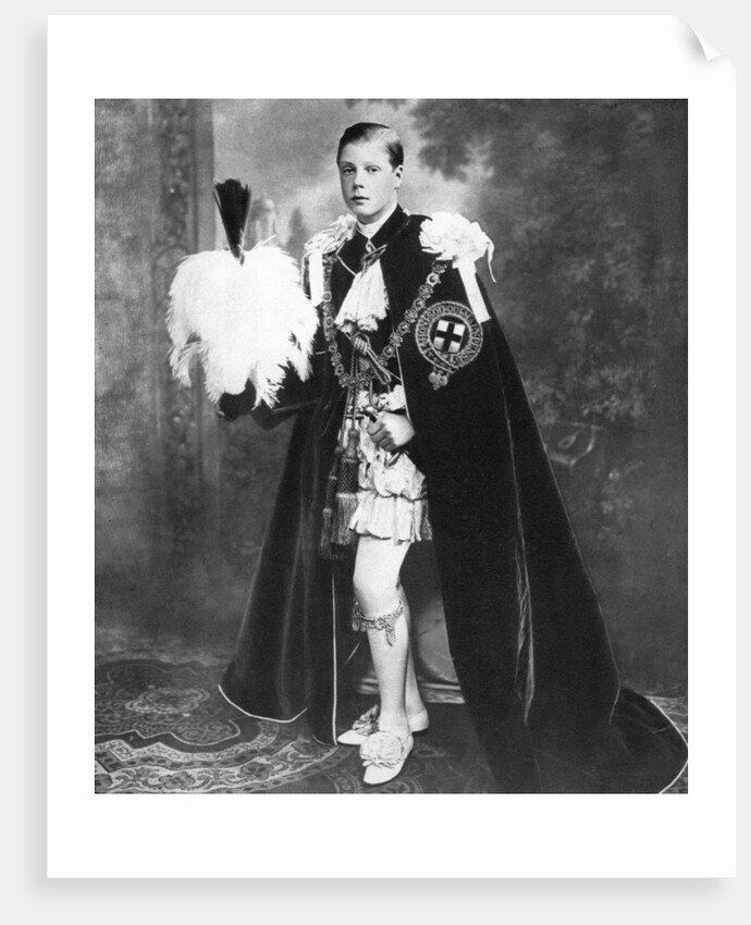 Edward, Prince of Wales as a Knight of the Garter by Anonymous