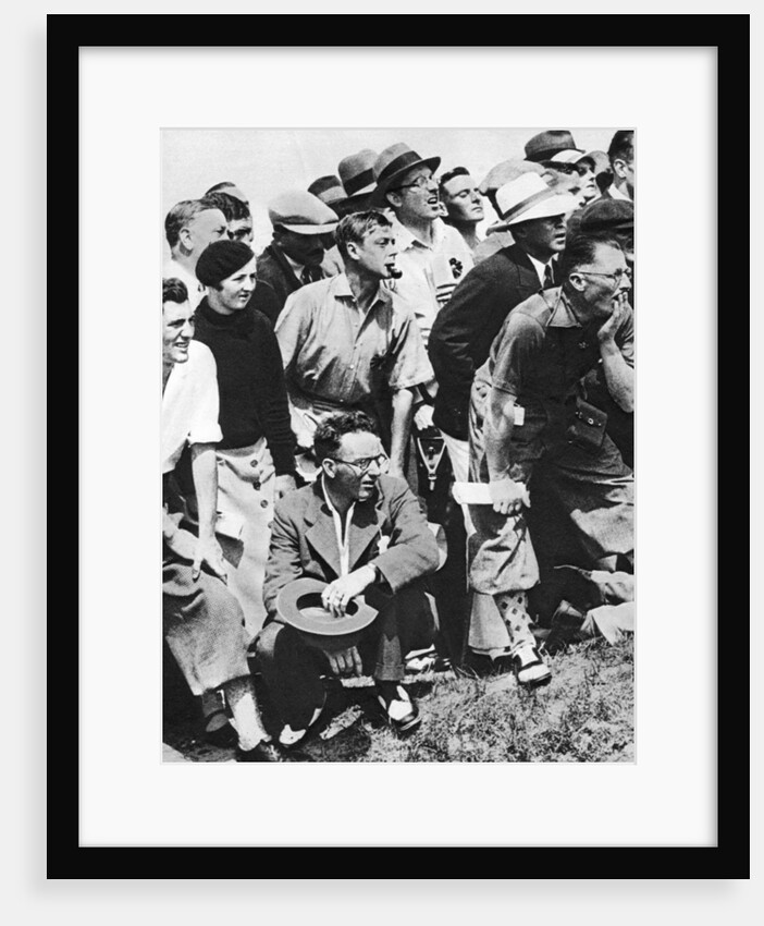 The Prince of Wales smokes a pipe at the Open Golf Championship, St Andrews by Anonymous