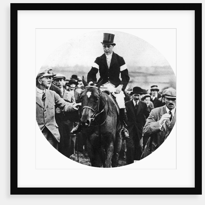 The Prince of Wales at the Grafton Hunt Races on Pet Dog by Anonymous