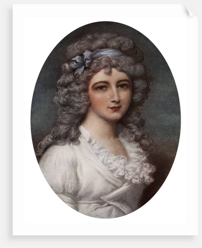 Portrait of a Young Lady by L Busiere